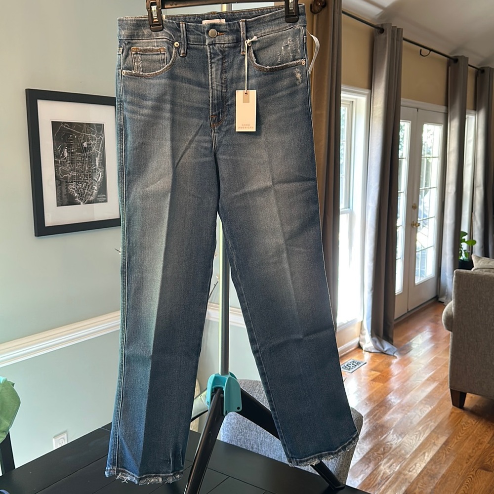 Good American Good Curve Straight Size 8